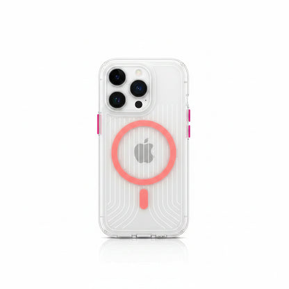 Transparent MagSafe Military Armor iPhone Case