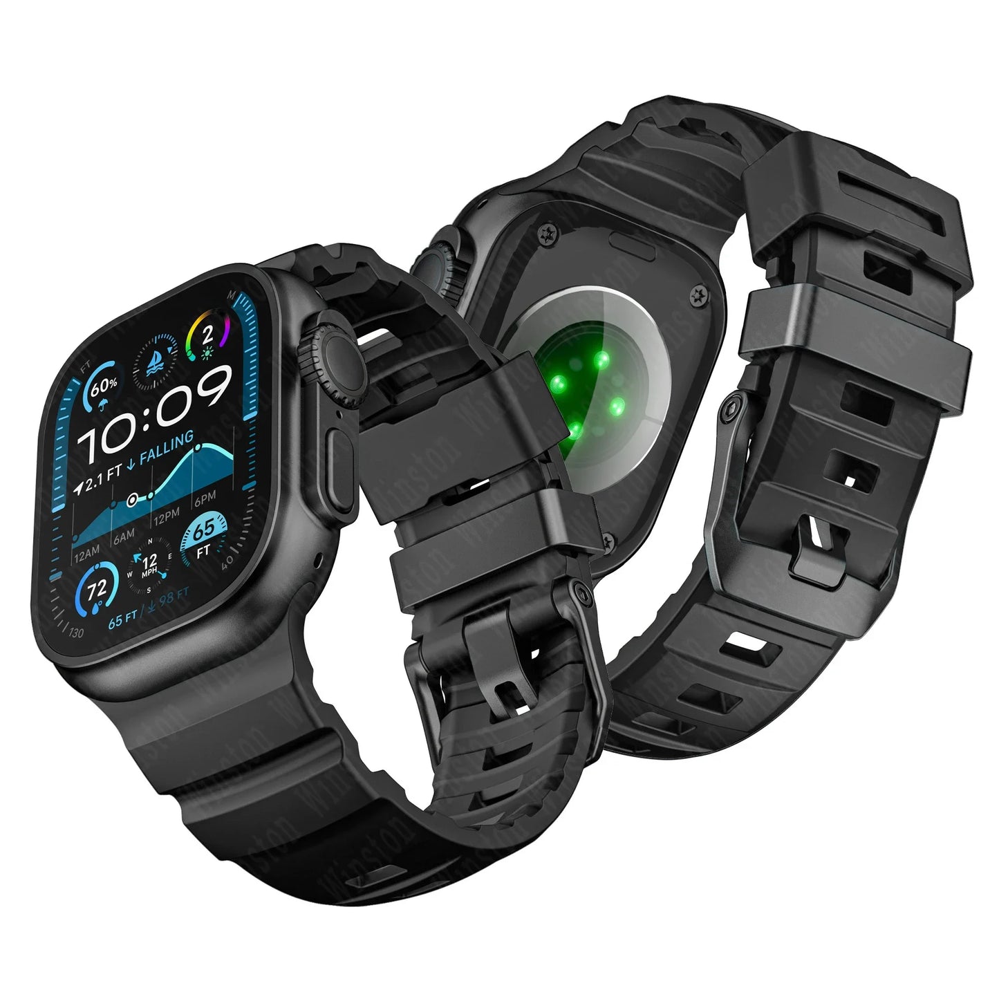 Fluorescent Sport Silicone Apple Watch Band
