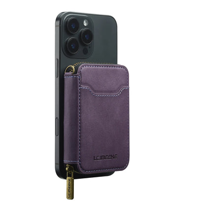 Magnetic Attraction Zipper Leather Card Slot Wallet for iPhone 17 Samsung Galaxy Google Xiaomi Phone MagSafe Magnetic Phone Bag