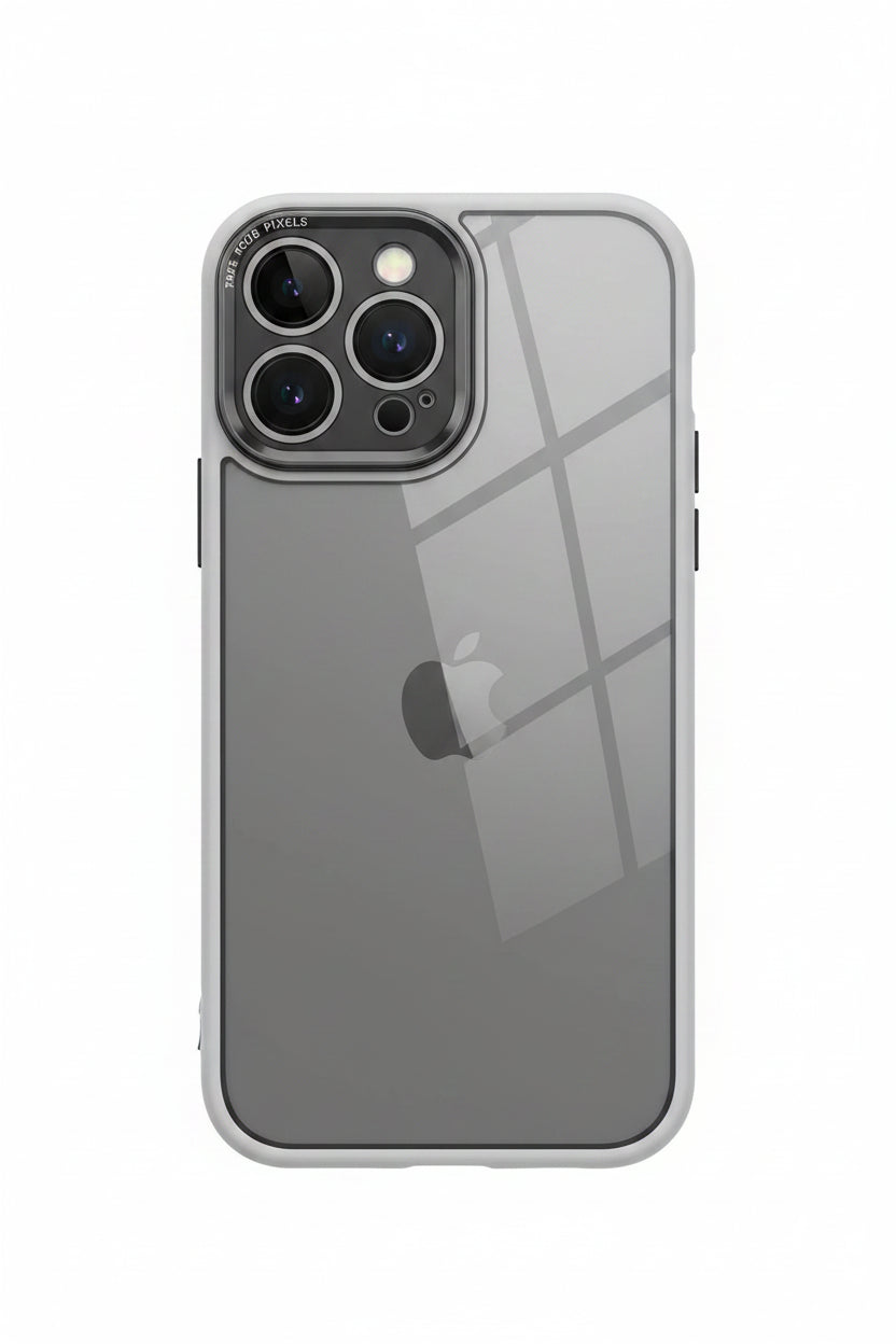 Orange Transparent Bumper iPhone Case
