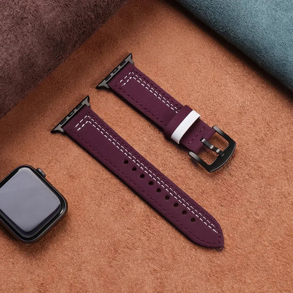 Genuine Leather Loop Band For Apple Watch