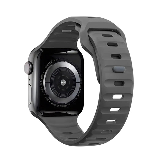 Wide Sport Silicone Apple Watch Band