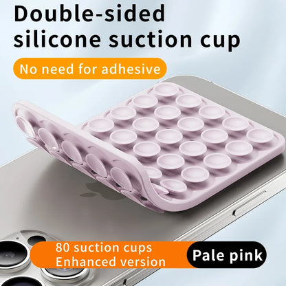 Double-Sided Silicone Suction Phone Pad