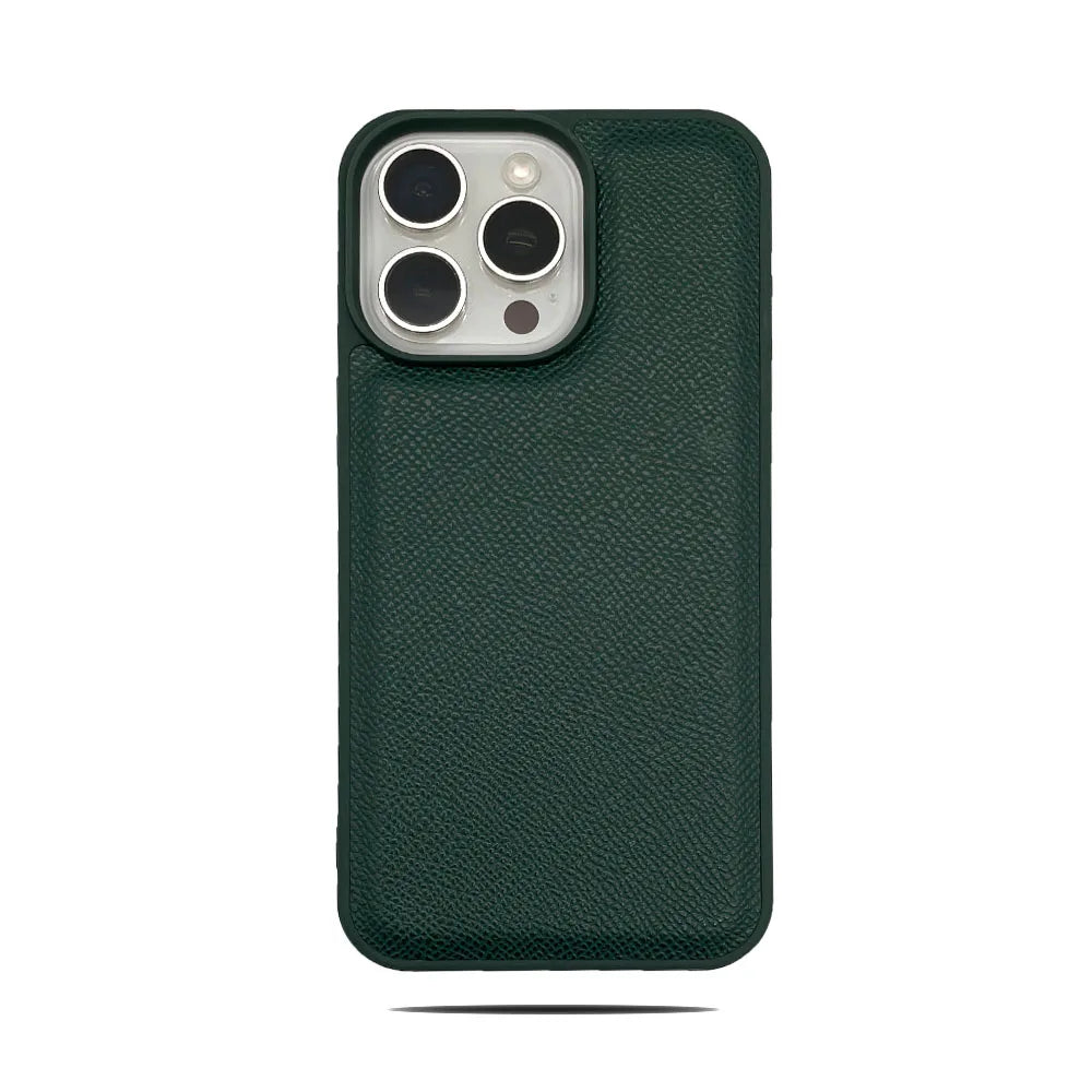 Burgundy Leather MagSafe iPhone Case