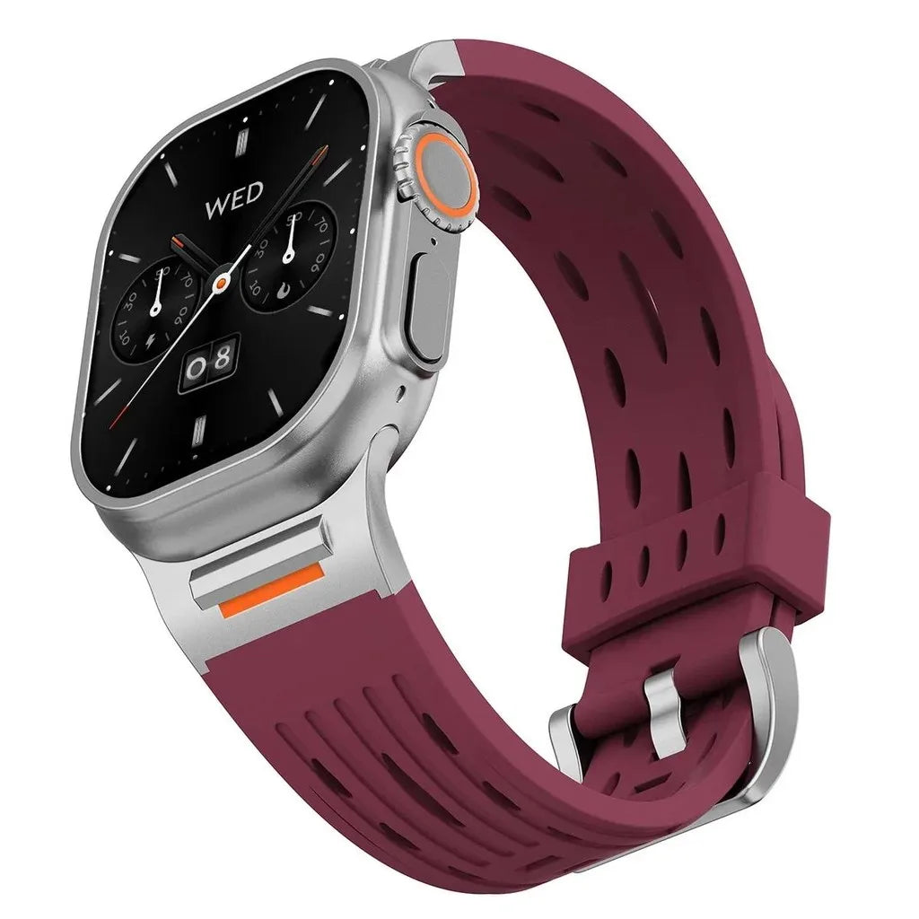 Breathable Sport Silicone Apple Watch Band