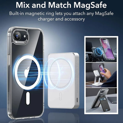 Luxury Clear MagSafe Case for iPhone 17e & 16e