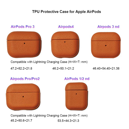 Leather Texture AirPods Protective Case