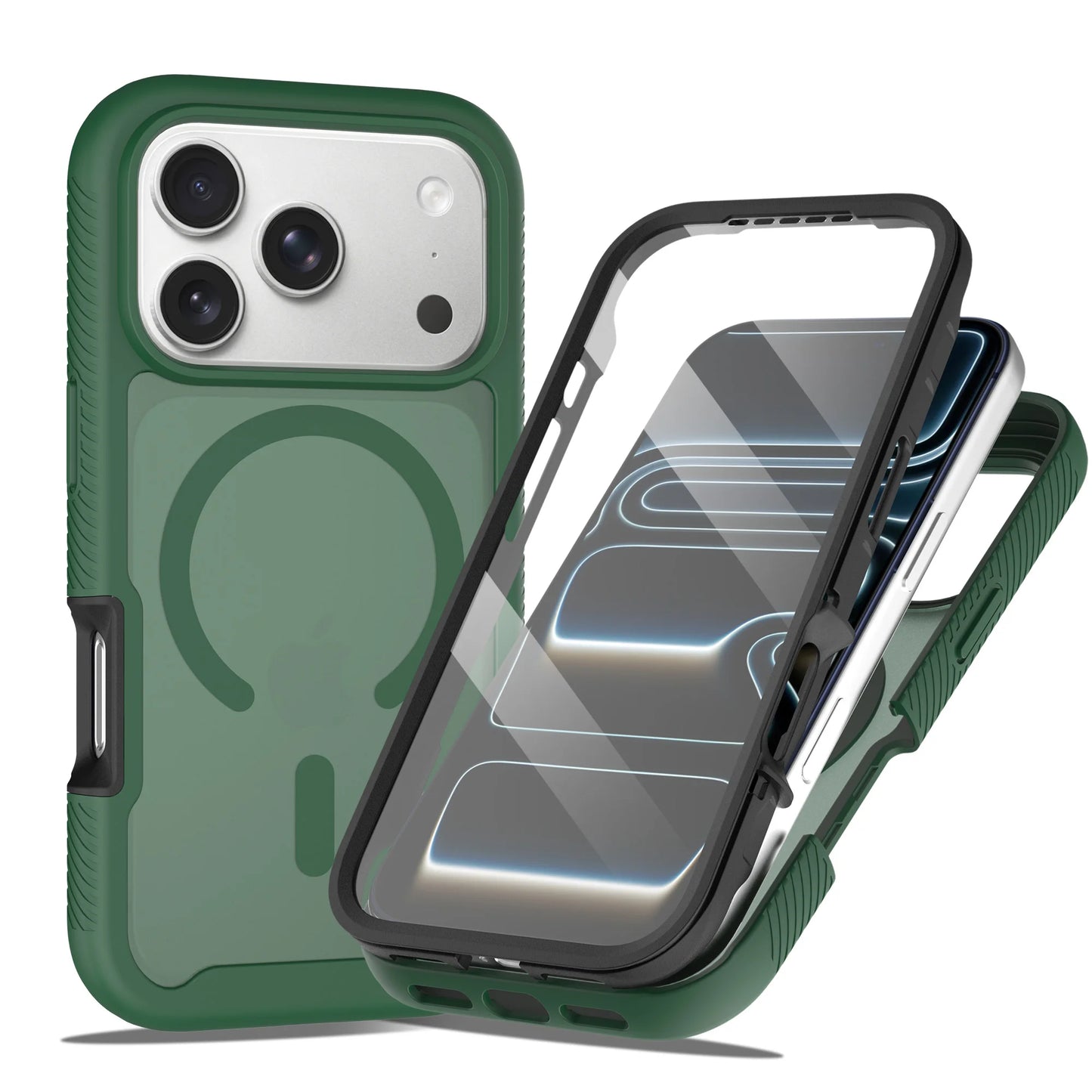 360 Full Body Matte MagSafe iPhone Case