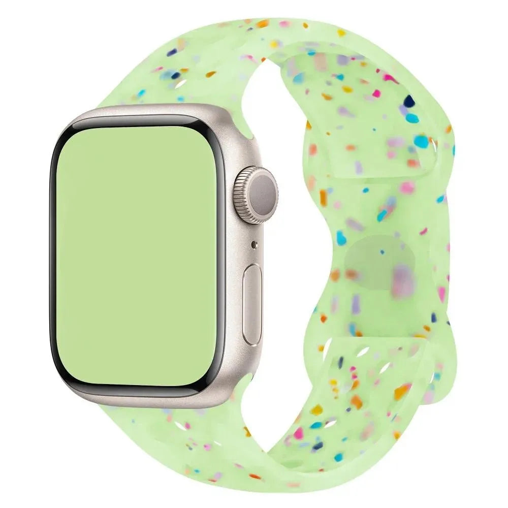Correa transparente de silicona para Apple Watch