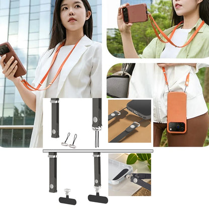 Magnetic Nylon Phone Lanyard Strap