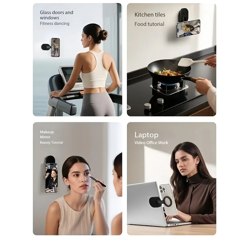 3-in-1 Magnetic Phone Holder & Foldable Stand