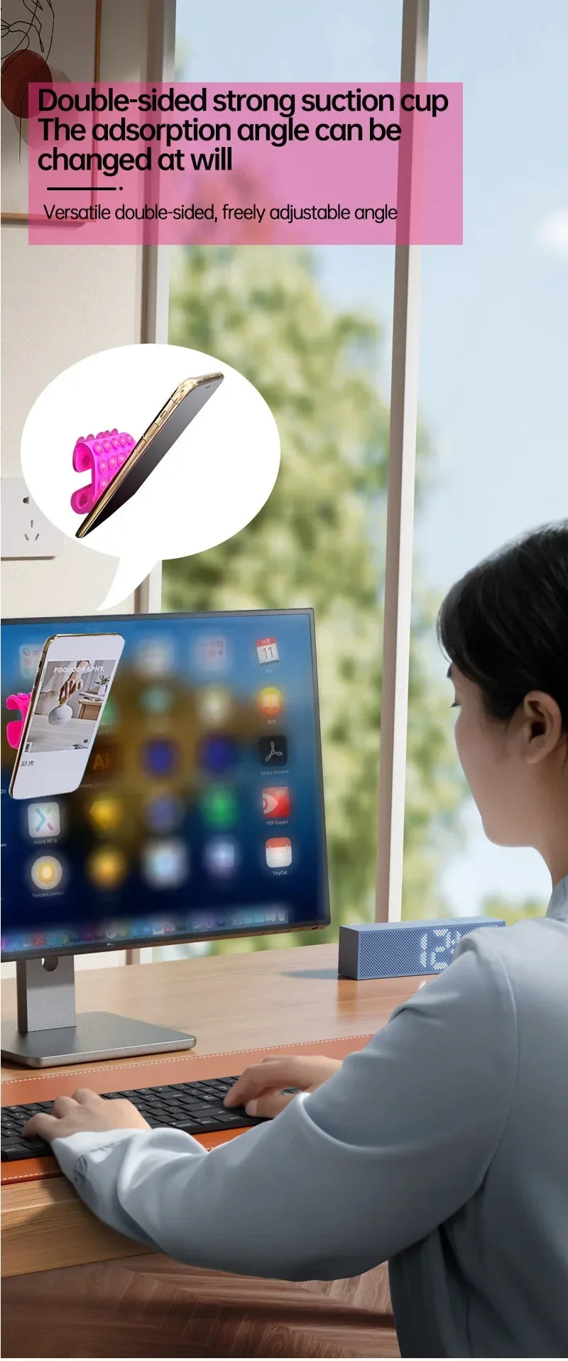 Silicone Suction Cup Phone Holder Pad