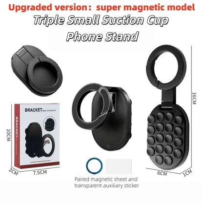 3-in-1 Magnetic Phone Holder & Foldable Stand