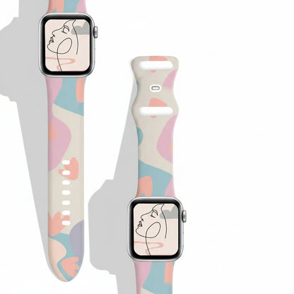 Black Unity Silicone Apple Watch Band