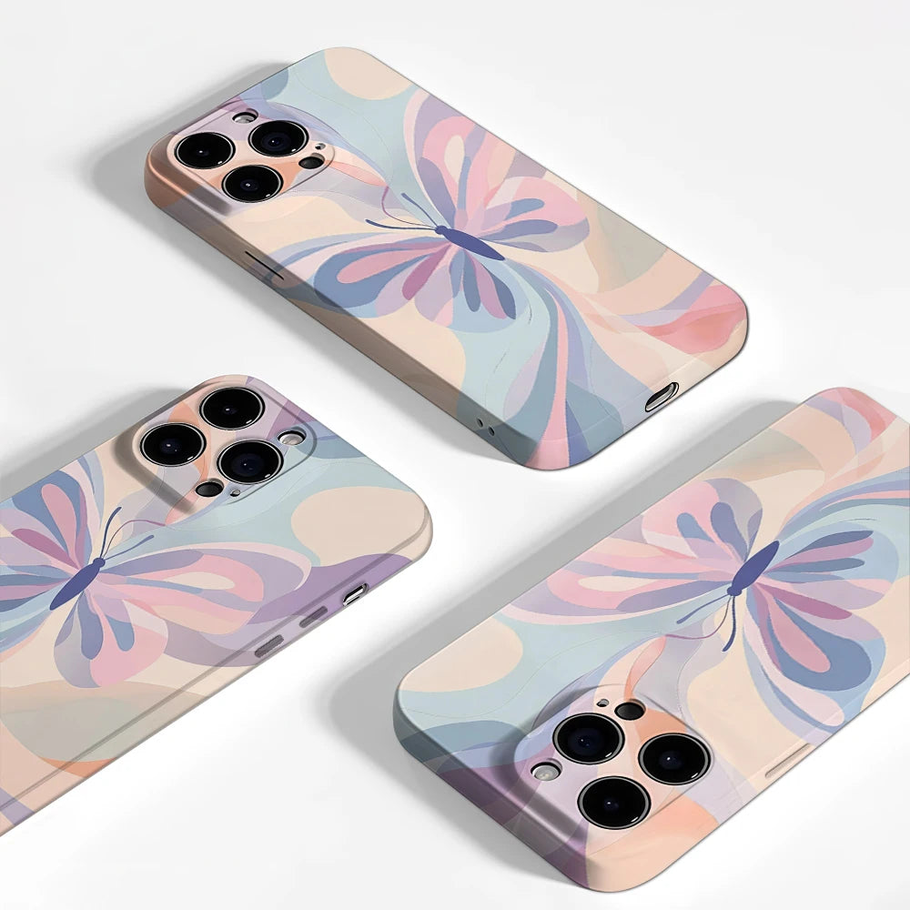 Pastel Butterfly iPhone Case
