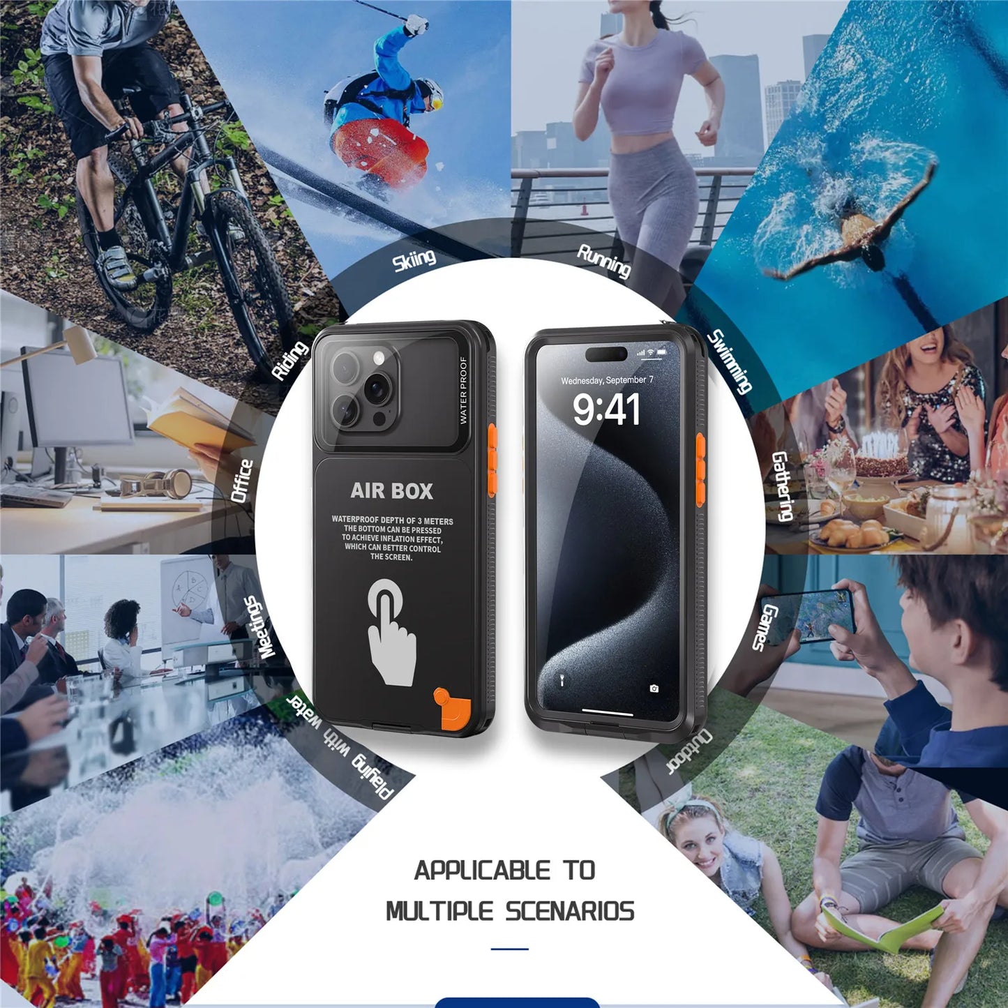 Waterproof Phone Pouch for iPhone