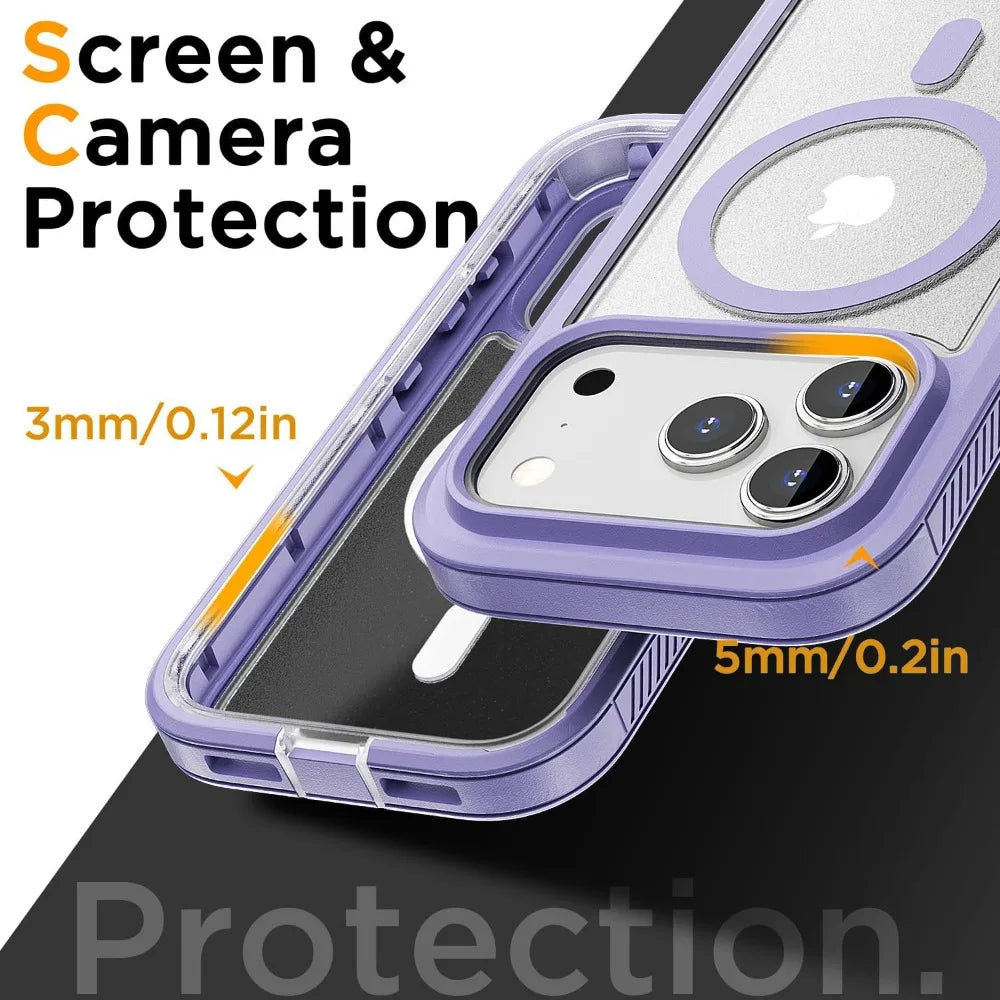 Matte Clear MagSafe iPhone Protective Case