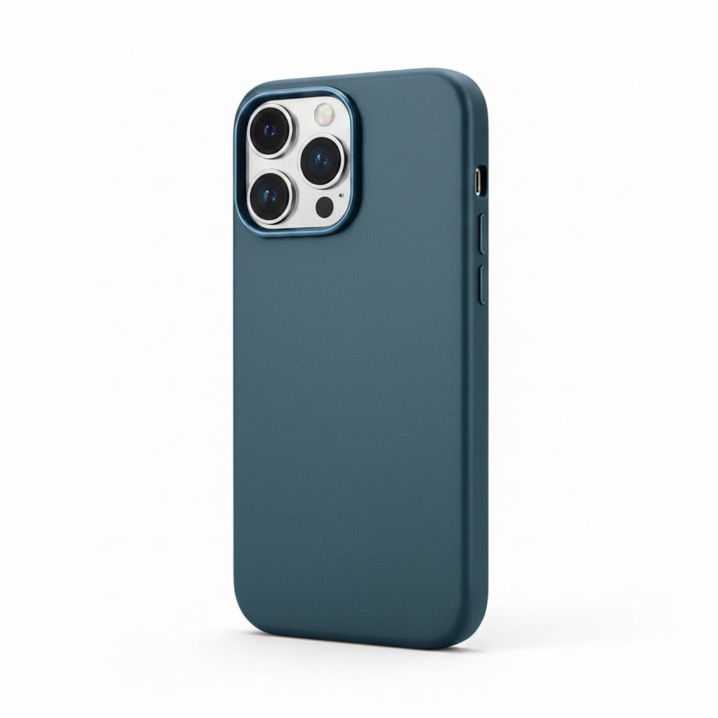 Luxury MagSafe PU Leather iPhone Case