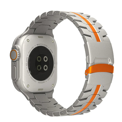 Titanium Color Stainless Steel Apple Watch Band