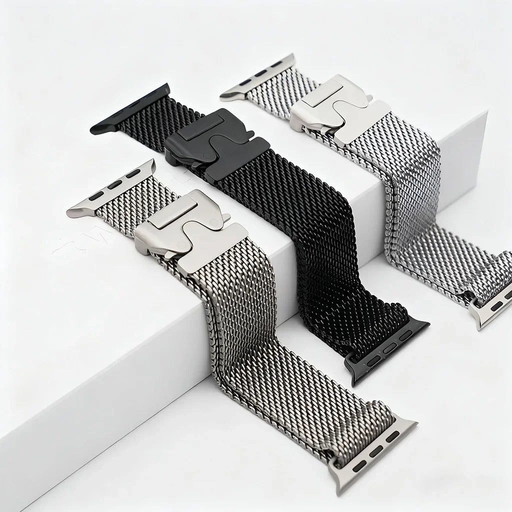 TitanMesh | Milanese Titanium Band For Apple Watch