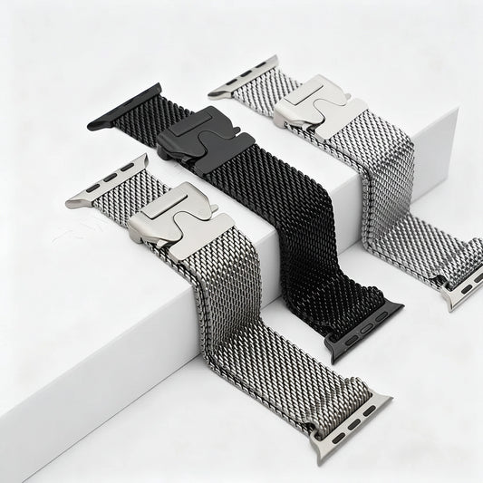 Titanium Milanese Loop Band for Apple Watch
