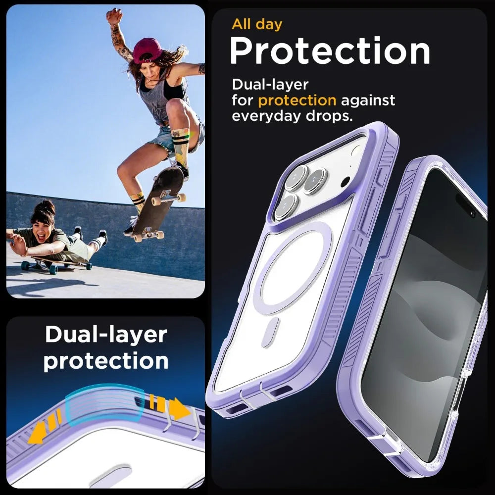 Matte Clear MagSafe iPhone Protective Case