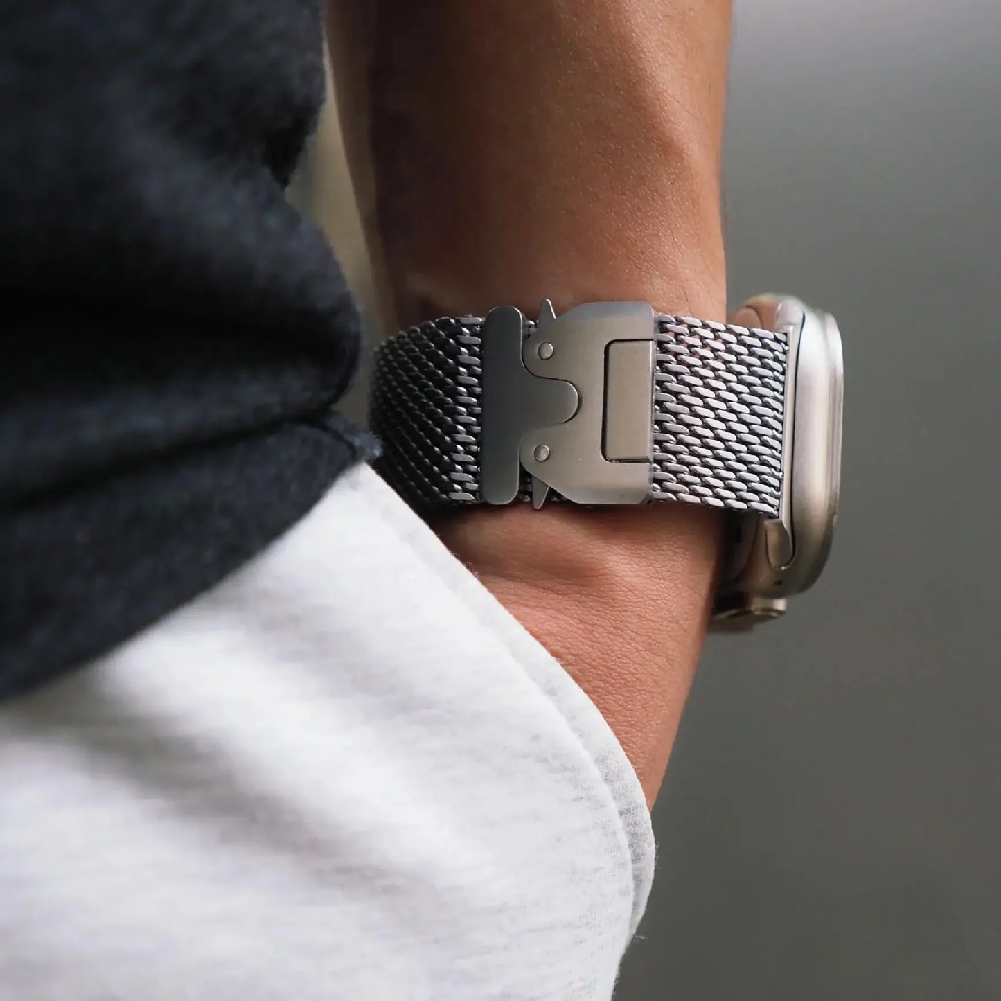 Titanium Milanese Loop Band for Apple Watch
