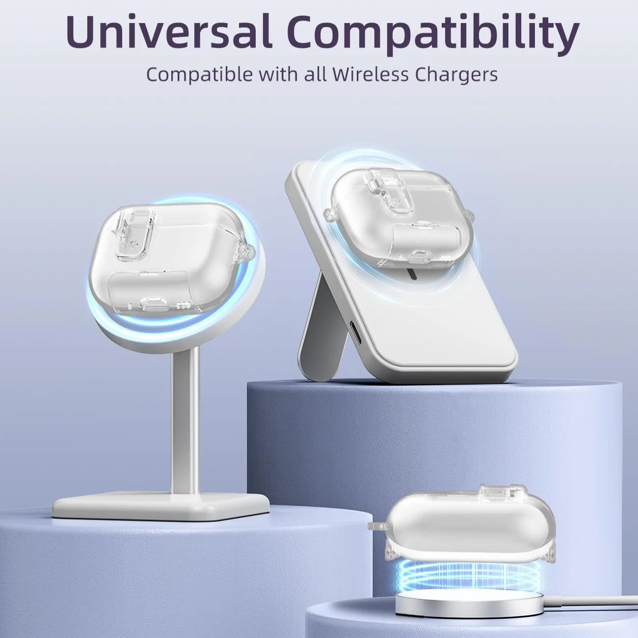 Clear Magnetic Lock AirPods Pro 3 Case