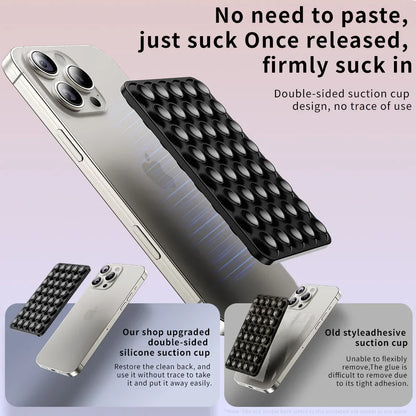 Double-Sided Silicone Suction Phone Pad