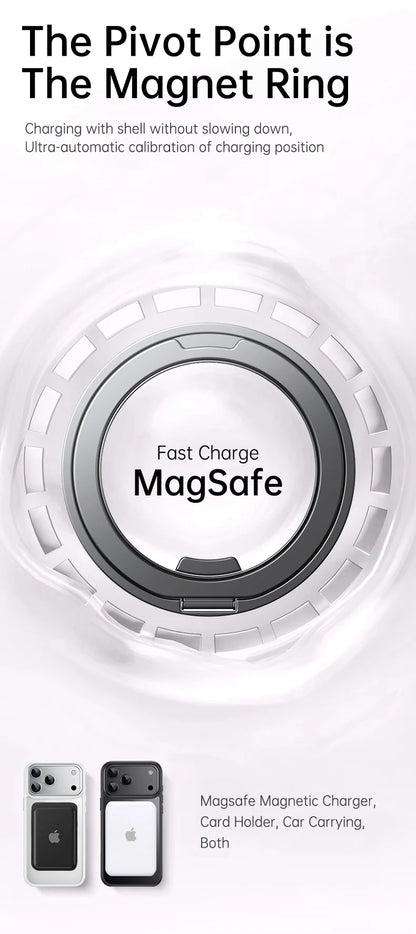360° MagSafe Rotating Stand iPhone Case