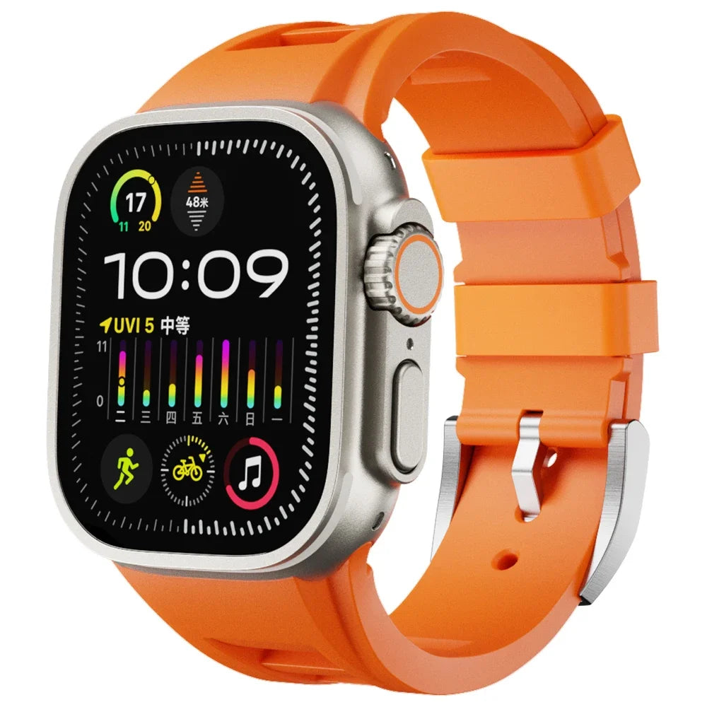 Correa deportiva de silicona suave para Apple Watch