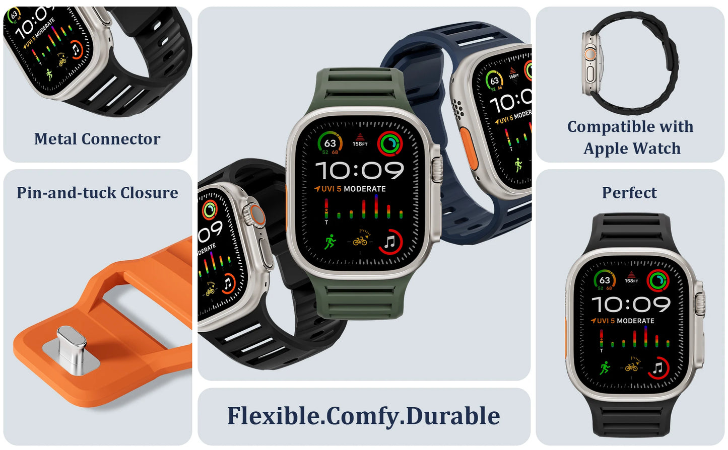 Sport Silicone Band for Apple Watch