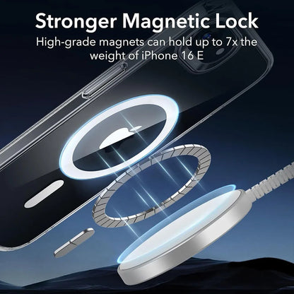 Luxury Clear MagSafe Case for iPhone 17e & 16e