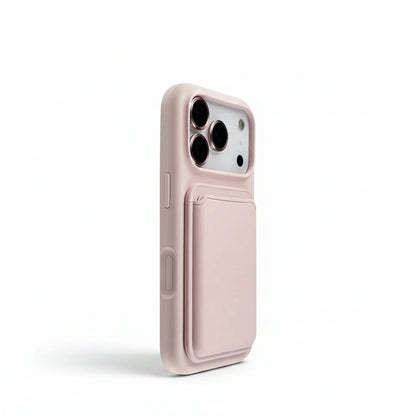 Luxury Silicone Card Holder iPhone Case