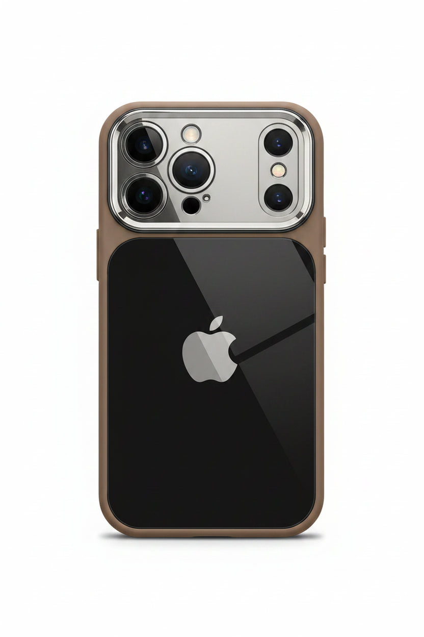 Orange Transparent Bumper iPhone Case