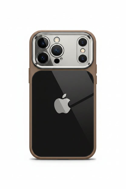 Orange Transparent Bumper iPhone Case