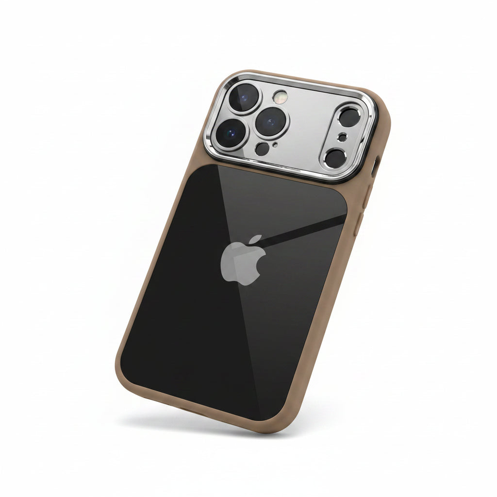 Orange Transparent Bumper iPhone Case
