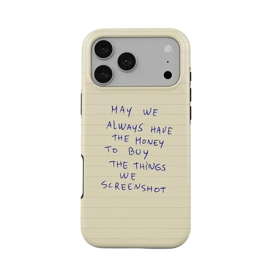 Funny Quote Flip Wallet iPhone Case