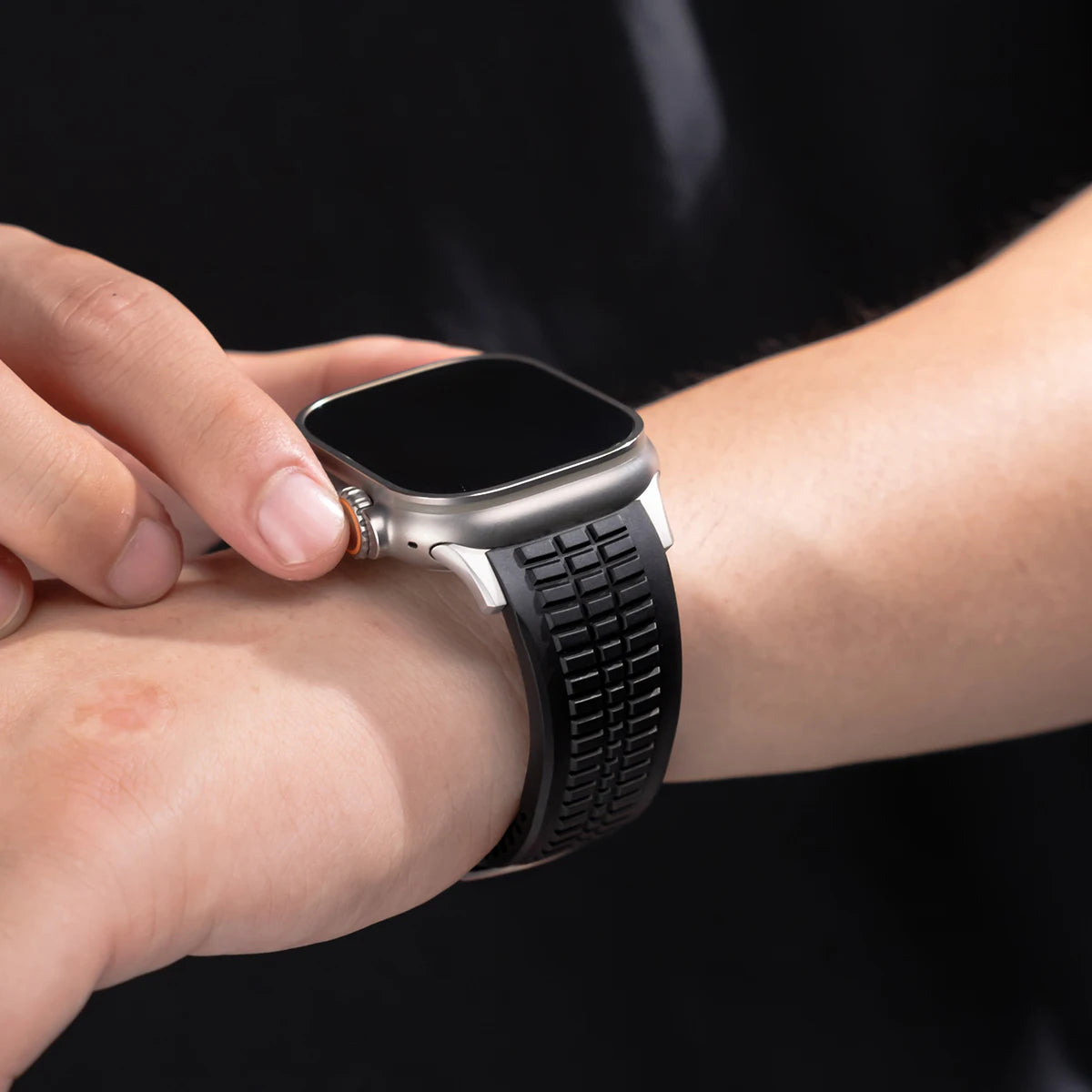 TitanSport Elite | Silicone Metal Watch Band