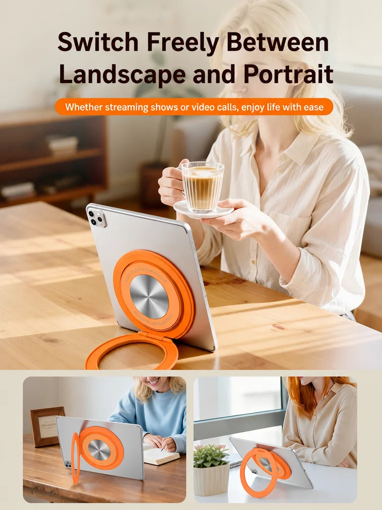 Aluminum 360° Magnetic Tablet Holder Stand