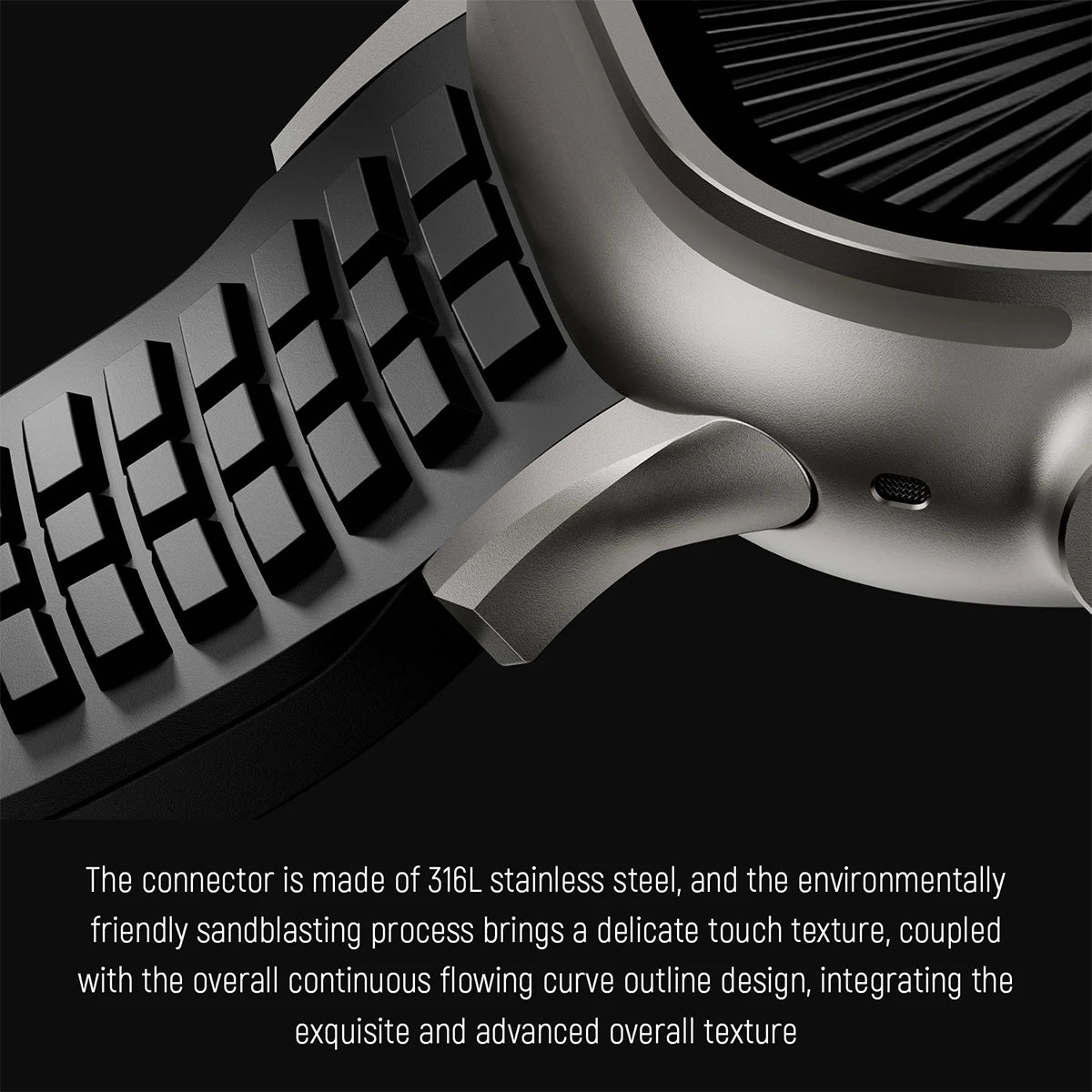 TitanSport Elite | Silicone Metal Watch Band