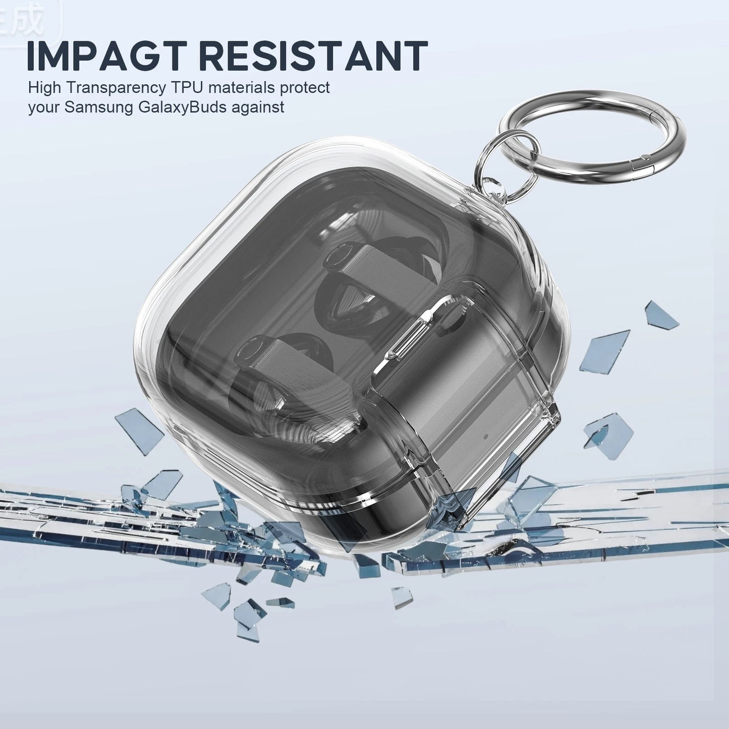 Transparent Lock Samsung Galaxy Buds4 Case