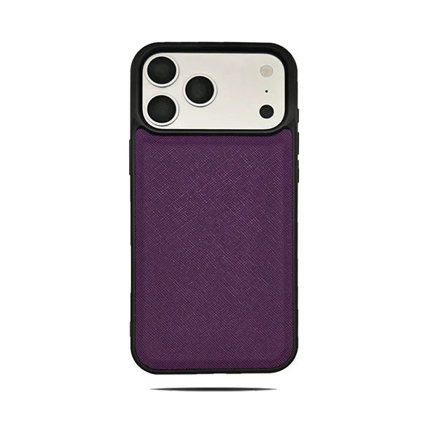 Saffiano PU Leather Luxury iPhone Case