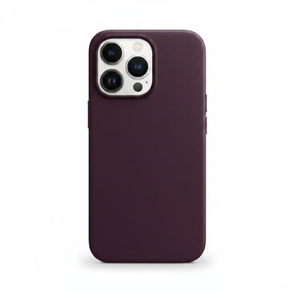 Luxury Magnetic Leather MagSafe iPhone Case