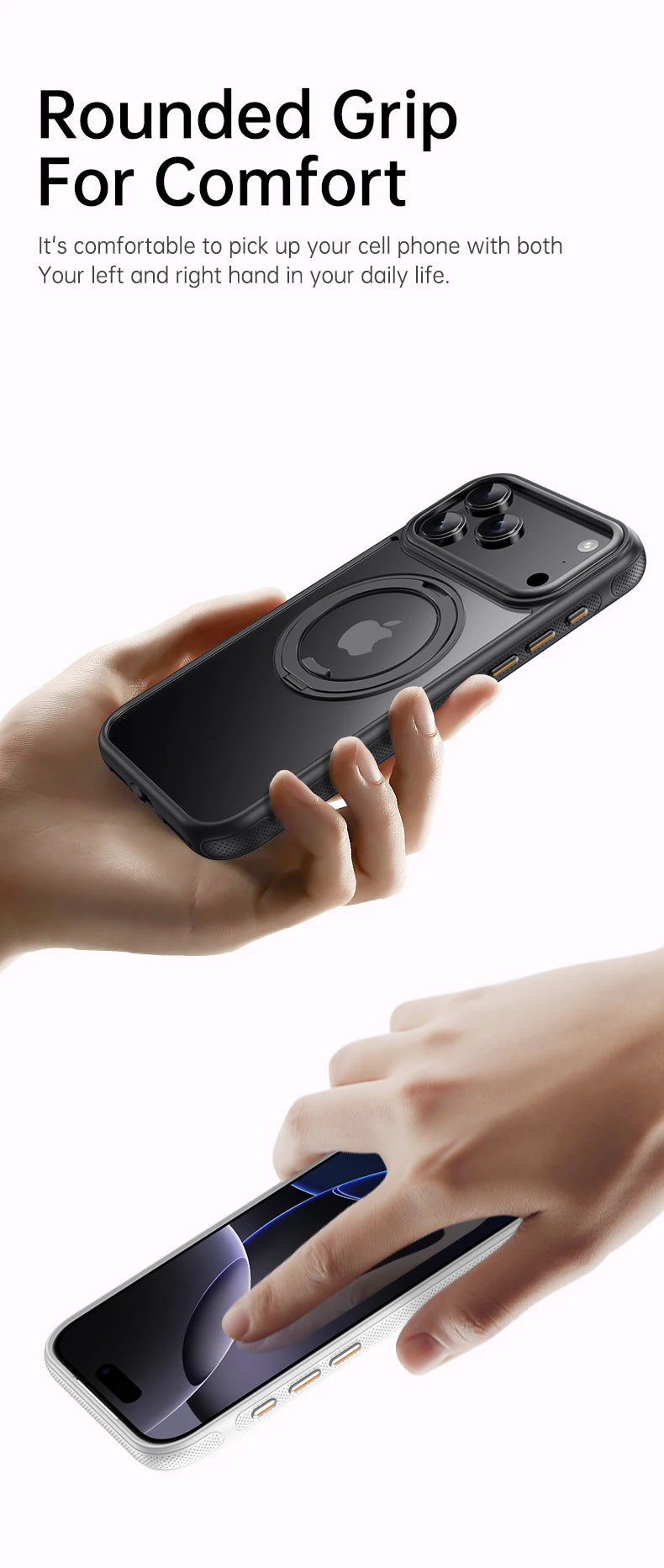 360° MagSafe Rotating Stand iPhone Case