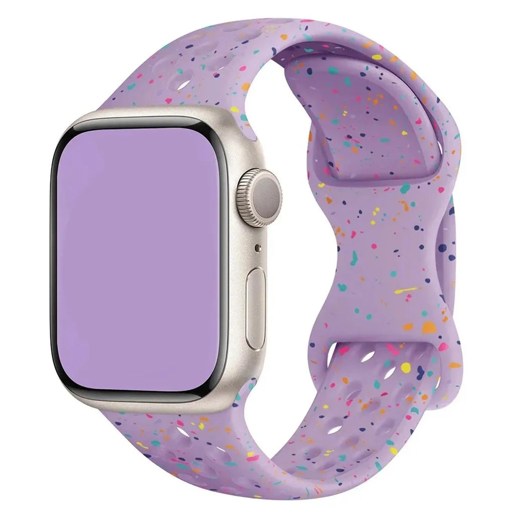 Correa transparente de silicona para Apple Watch