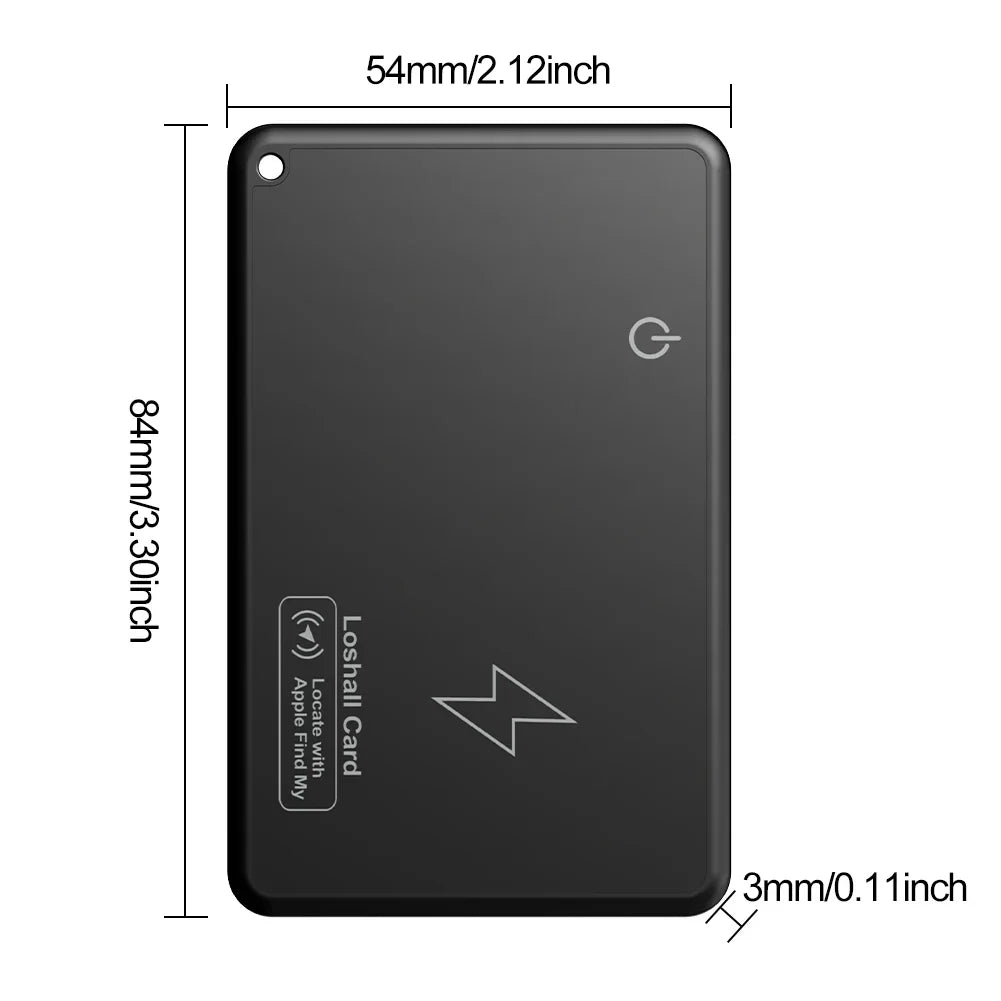 WalletTrack Pro | Rechargeable Smart Tracker Card