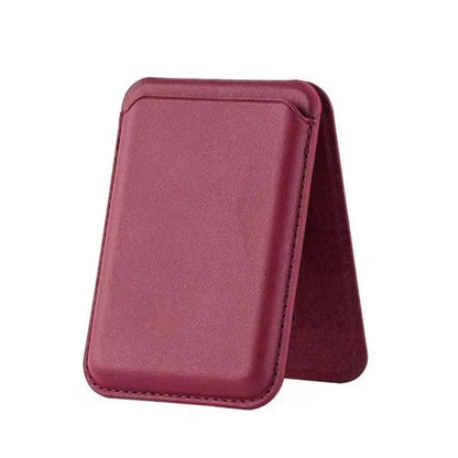 MagSafe Leather Wallet with Hidden Stand