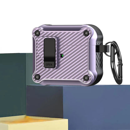 Security Lock Shockproof AirPods Case