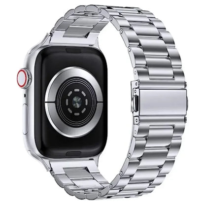 Stainless Steel Strap for Apple Watch band 44mm 45mm 38-42-40-41mm Metal link Bracelet iWatch series 10 8 7 6 5 4 3 se Ultra 49m